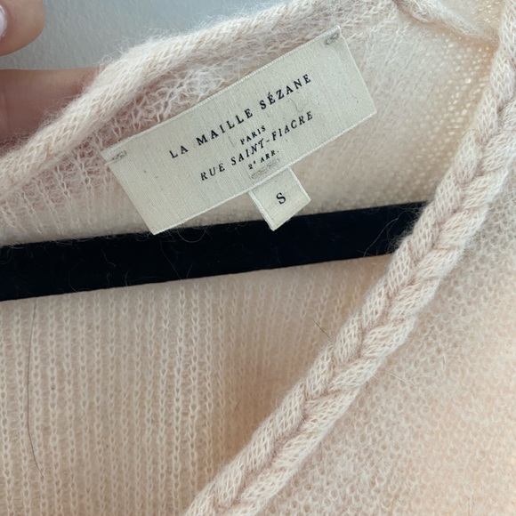 sezane sienna jumper in nude - Picture 3 of 3